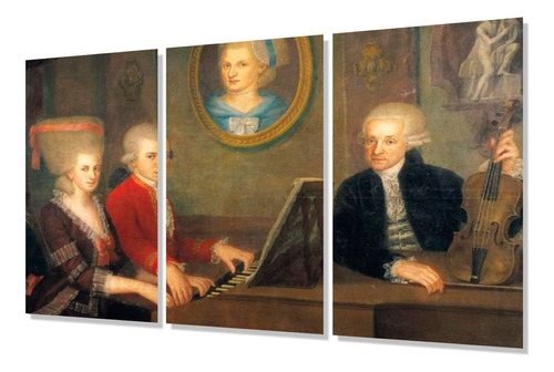 Cuadro Trip 40x60  Mozart Con Su Familia Pintura