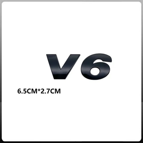 V6 V8 Cromo Emblema Placa Cromadas Insignia Para Vw Touareg