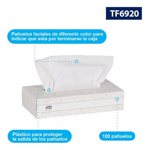 PAÑUELO PAPEL KLEENEX TORK PREMIUM CAJA de 100