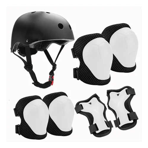 comprar Conjunto 7p Protección Niños Casco Rodilleras Coderas Pati B