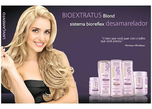 Kit Desamarelador Para Cabelos Com Luzes Bio Extratus