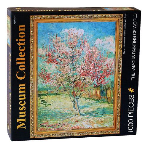 Rompecabezas Moruska The Pink Peach Tree By Vincent Van Gogh