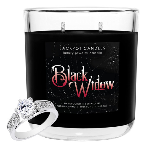 Candl Black Widow Candle Vj Anillo Interior Joyeria