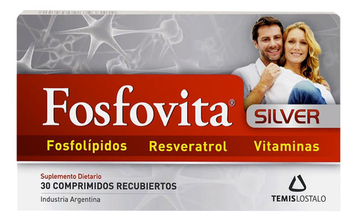 Fosfovita Silver 30 Comp Resveratrol Concentracion Y Memoria