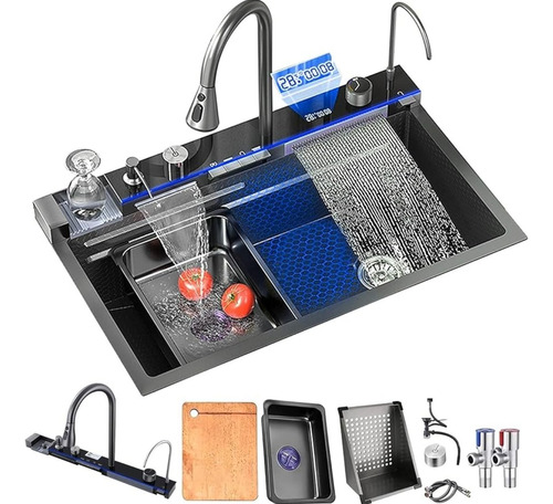 Cuba Gourmet Aço Inox Multifuncional Completa Com Acessários