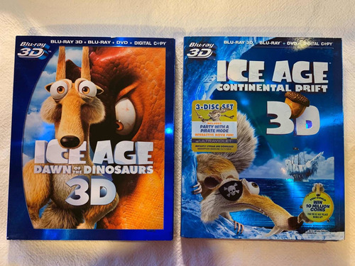 La Era Del Hielo Blu Ray 3d - Oferta Por Ambas En 45 Mil