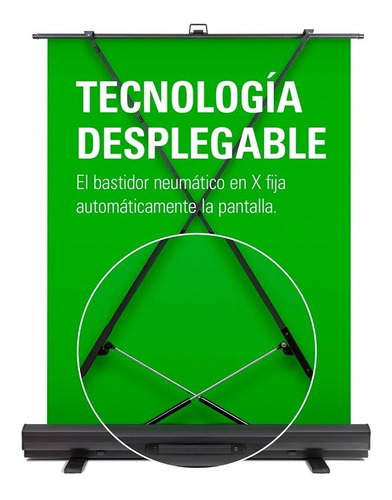 Imagen 4 de 10 de Pantalla Streaming Plegable El Gato Chroma Key Verde Screen