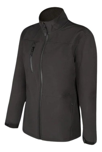 Chaqueta Softshell Mujer Impermeable - Four Negra Negro Liso L