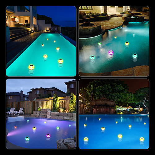 K Solar Water Floating Outdoor Night Home Garden Pool F 5702