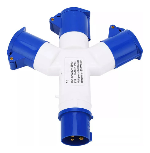 Conector Plugue Industrial: Soquete De 1 Entrada, 3 Saídas!