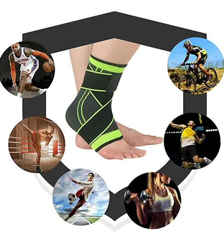Tobillera Deportiva De Compresión Ajustable P/esguince