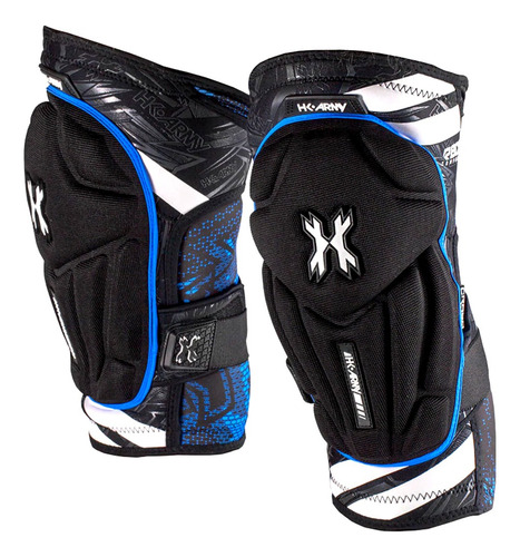 Rodilleras Crash Hk Army L Gotcha Protección Paintball Xtr C Color Azul Talla G