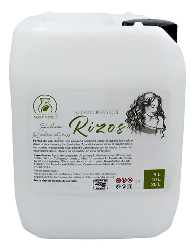 Acondicionador Para Rizos 20 Litros