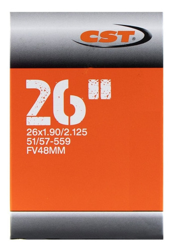 Camara Cst Para Llanta Bicicleta Montaña R26 Val. Americana Tipo de válvula Schrader
