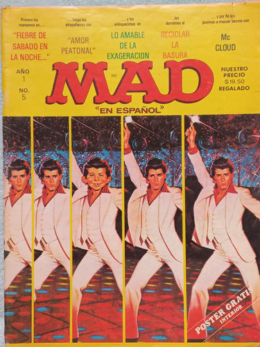 Revista Mad En Español 80s Fiebre De Sabado En La Noche 