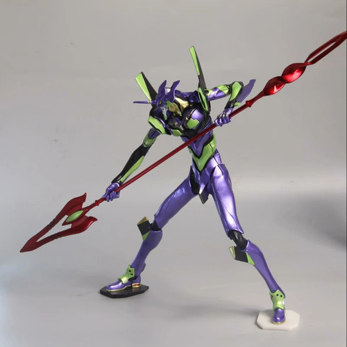Figura Evangelion Unidad Eva 01 Brillante Arma Pvc