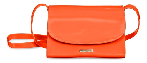 Bolsa transversal Petite Jolie Alicia PJ10087 design lisa de j-lástic  neon orange com alça de ombro neon orange