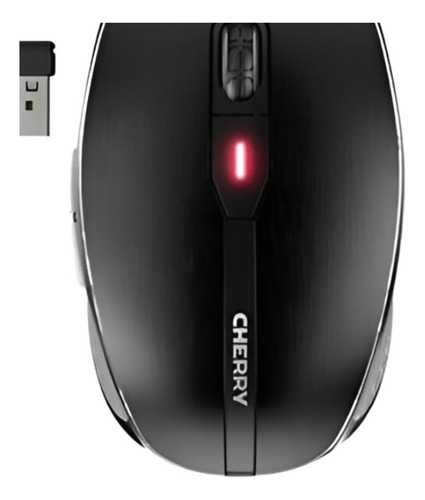 Mouse Inalámbrico De Diseño Con Carga Usb-c. Cherry Mw 8c Color Negro