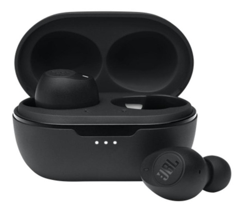 Imagem 2 de 3 de Fone de ouvido in-ear sem fio JBL Tune 115TWS black