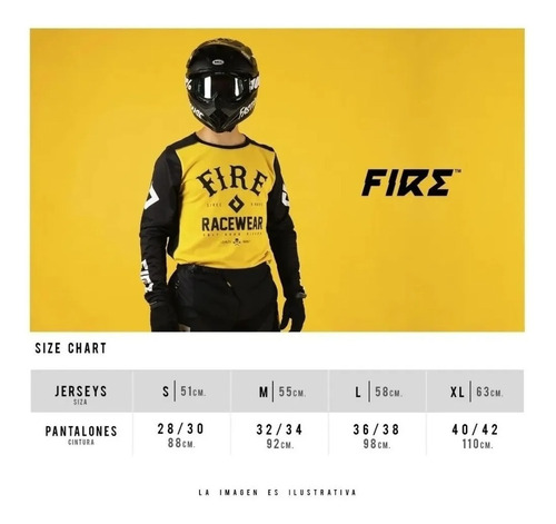 Imagen 8 de 9 de Conjunto Mx/motocross Fire Blood 2022 - All Motors Online-