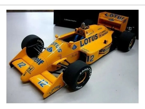 Miniatura F1 Lotus 99t 1987 Ayrton Senna Japan Autoart 1/18