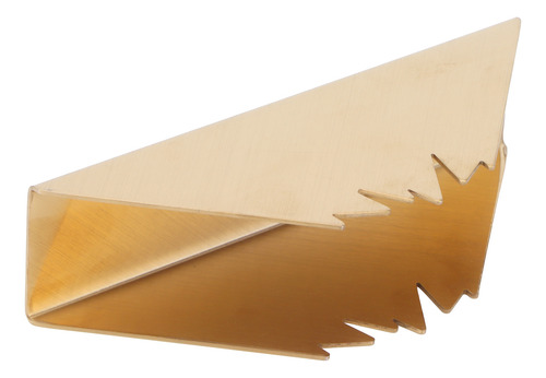Servilletero Dorado Con Soporte Triangular De Acero Inoxidab