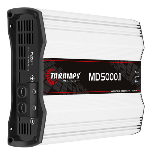 Módulo Taramps Md 5000.1 1ohms 5000w Amplificador Automotivo Cor Branco