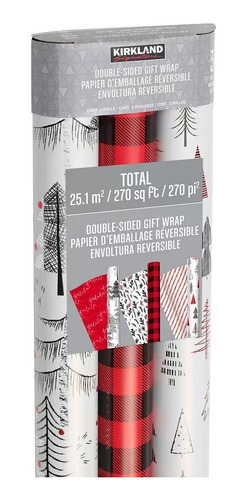 Imagen 3 de 7 de Rollos De Papel Para Regalo Diseño Elegante Plata Kirkland