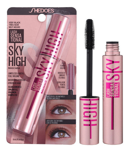 Máscara De Seda 4d Thick Lashes, Extensión De Pestañas, Negr