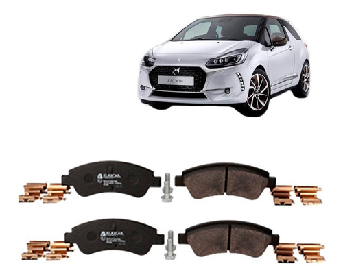 Pastillas Freno Traseras Para  Citroen Ds3 2016 2019