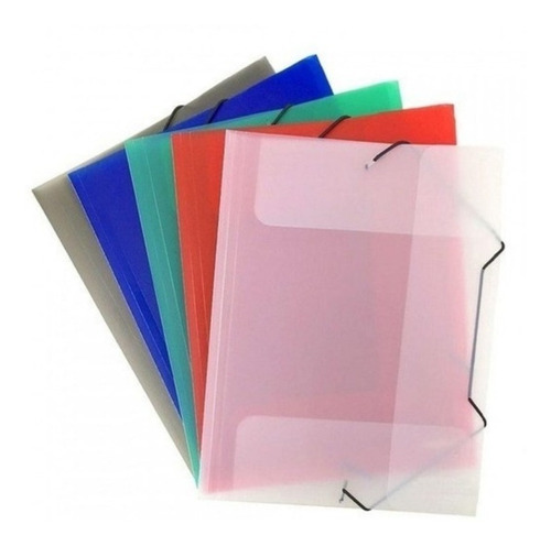 Carpeta 3 Solapas Elastico 35x50cm Pvc Avios N6 Doble Oficio