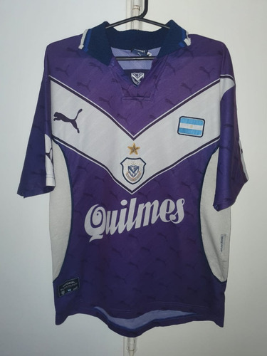 Camiseta Velez Sarsfield Puma 1999 #5 Azul Talle M