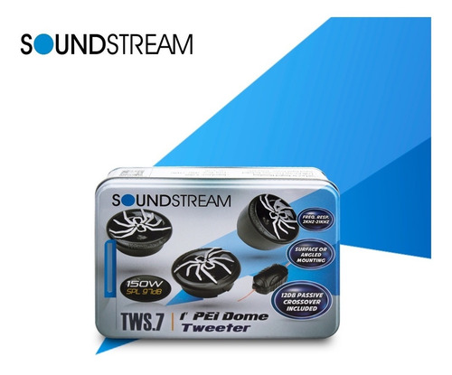 Imagen 5 de 5 de Tweeters Soundstream Con Crossover