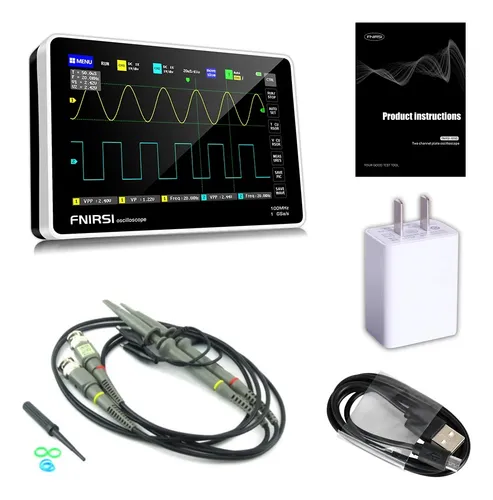 comprar Osciloscópio 100 Mhz 2 Canais Fnirsi-1013d