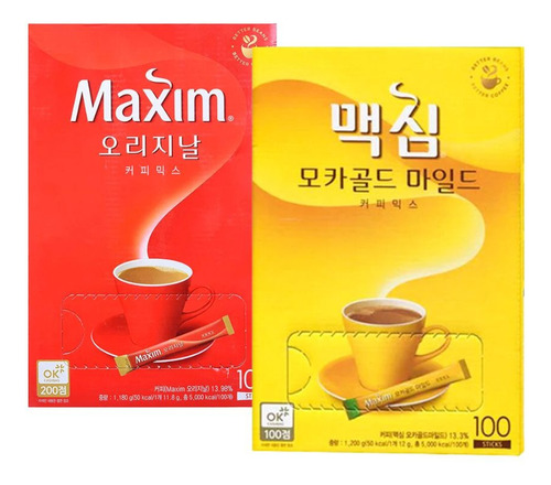 Maxim Mocha Gold Mild Y Maxim Sabor Original 