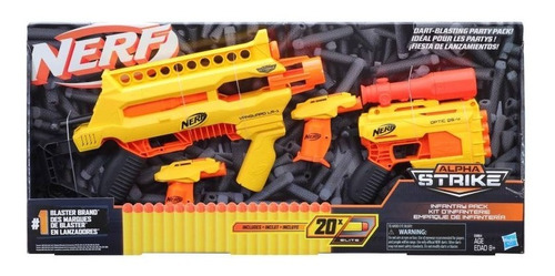 Alpha Strike Nerf Empaque De Infantería + 20 Dardos