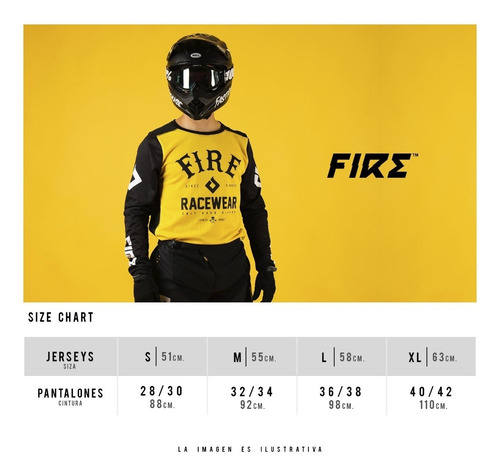 Imagen 10 de 10 de Conjunto Mx Motocross Fire Windline Black- All Motors Online