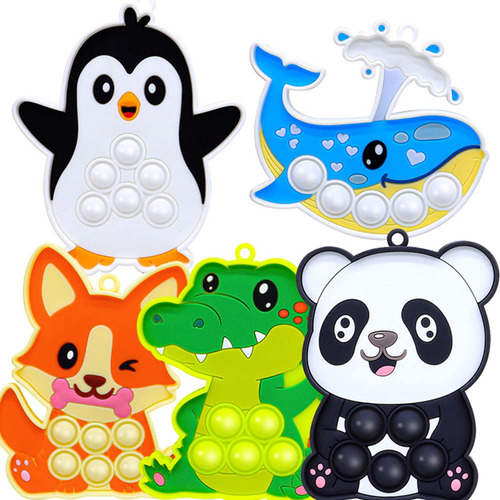 Juguetes Fidget Pop Push Bubble Para Aliviar El Estrés Y La