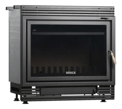 Salamandra Chimenea Insertable A Leña Bosca 650 Black Vision