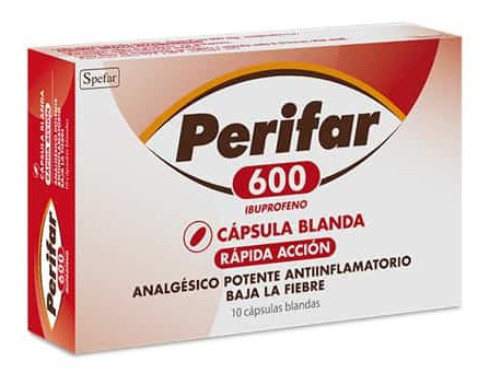 Perifar 600 X 10 Cap Analgesico Ibuprofeno - Spefar®