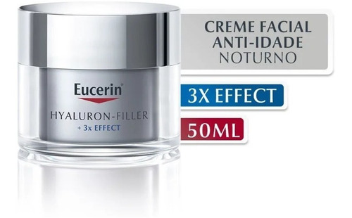 Imagen 2 de 3 de Crema de Noche Eucerin Hyaluron-Filler para todo tipo de piel de 50mL