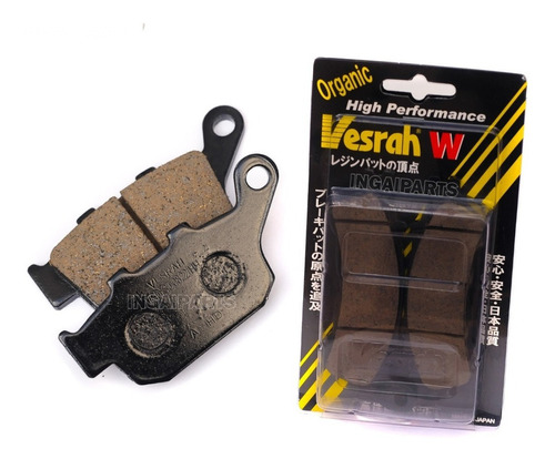 Pastilha De Freio Traseira Vesrah Cb500f Cb 500f 2016-2022