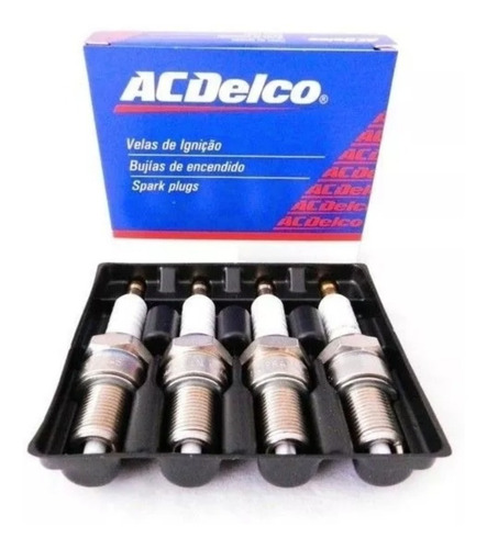 Kit X4 Bujias Acdelco Subaru Justy 1.2