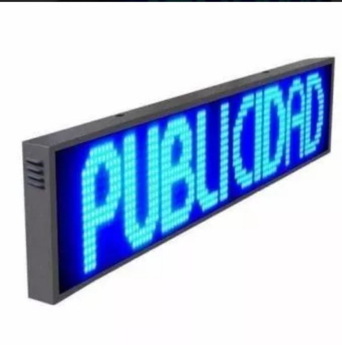 Letrero Led Panel Publicitario Programable Negocio 100 X 20.