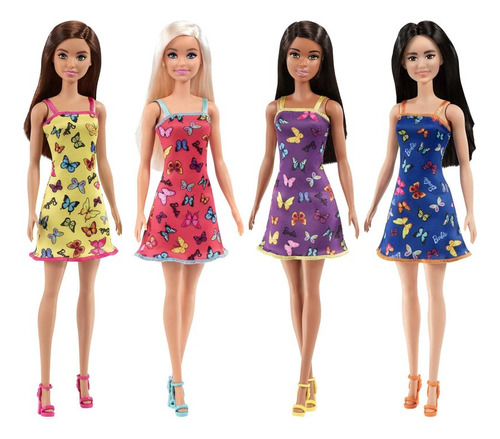 Barbie Chic Doll Orange Dress Original Mattel Casa Valente