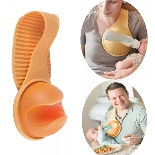 Suporte Para Mamadeira De Ombro Em Silicone Ajustável 