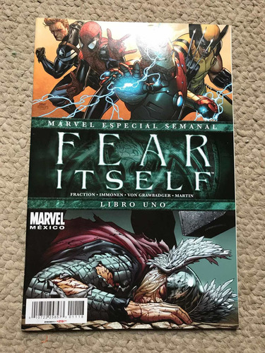 Marvel Comics Fear Itself Libro Uno (Usado)