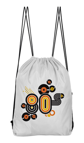 Bolso Deportivo Disco De Vinilo 80`s (d0002 Boleto.store)