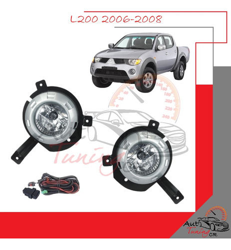 Halogenos Mitsubishi L200 2006-2008