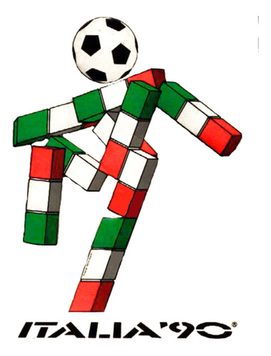 Campeonato Mundial De Fútbol Italia 1990 - Lámina 45x30 Cm.